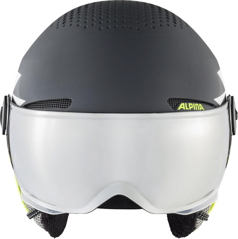2025 Шлем с визором ALPINA Zupo Visor Q-Lite Charcoal-Neon