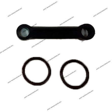 Шатун в комплектес 2мя резиновыми кольцами подходит для перфоратора Макита 5210, 5211, 5201¶