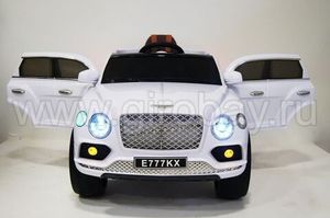 Детский электромобиль River Toys BENTLEY E777KX белый