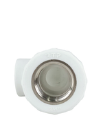 Угольник комбинированный PPR внутренняя резьба 20х 3/4,  белый, РТП (75/25)