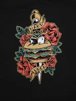 Толстовка Hardlunch Burger черная