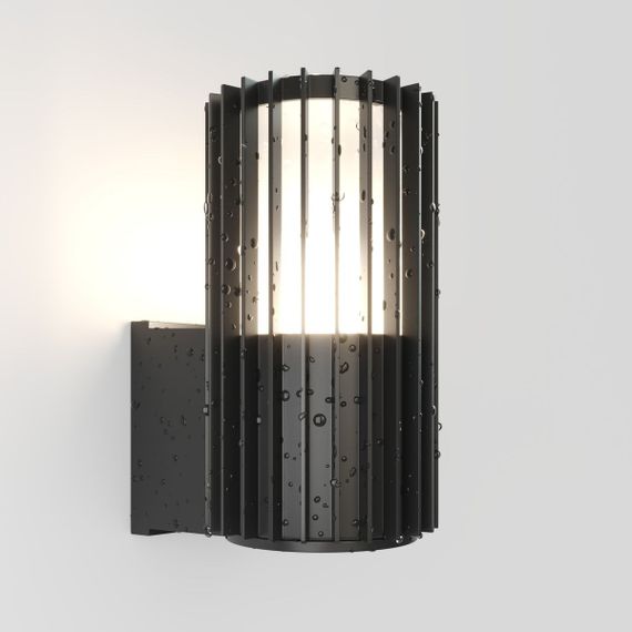 Уличный настенный светильник Denkirs Farsun DK9722-BK