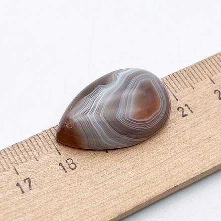 Агат Ботсвана, подвеска, размер камня 28*18 мм, цена за 1 шт