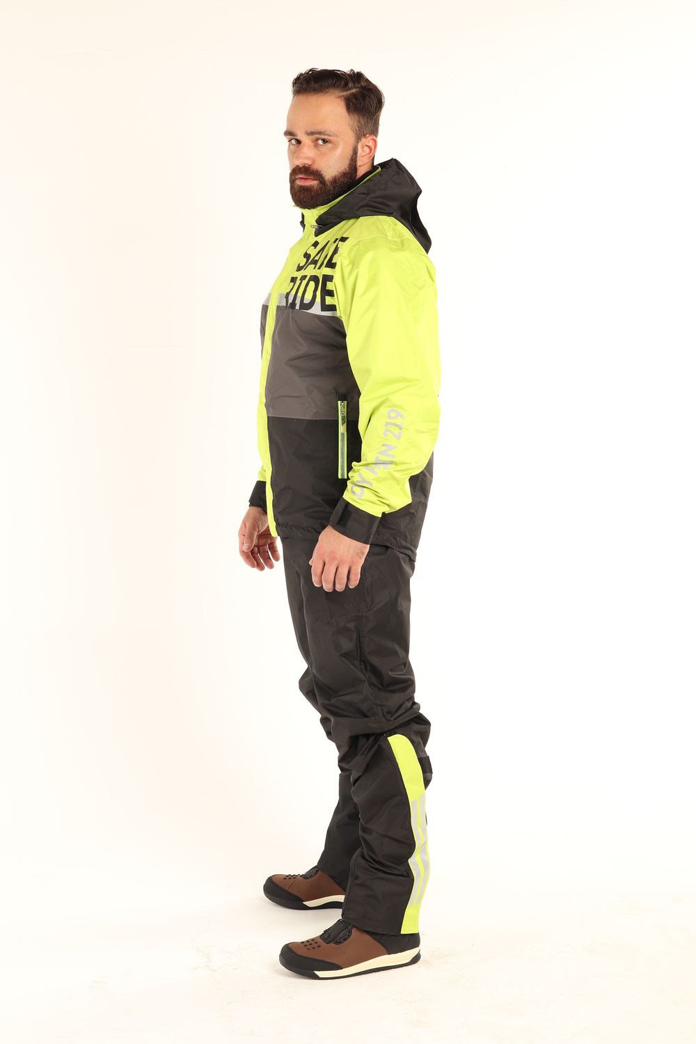 Dry Rain Дождевые Штаны / Черно-желтый