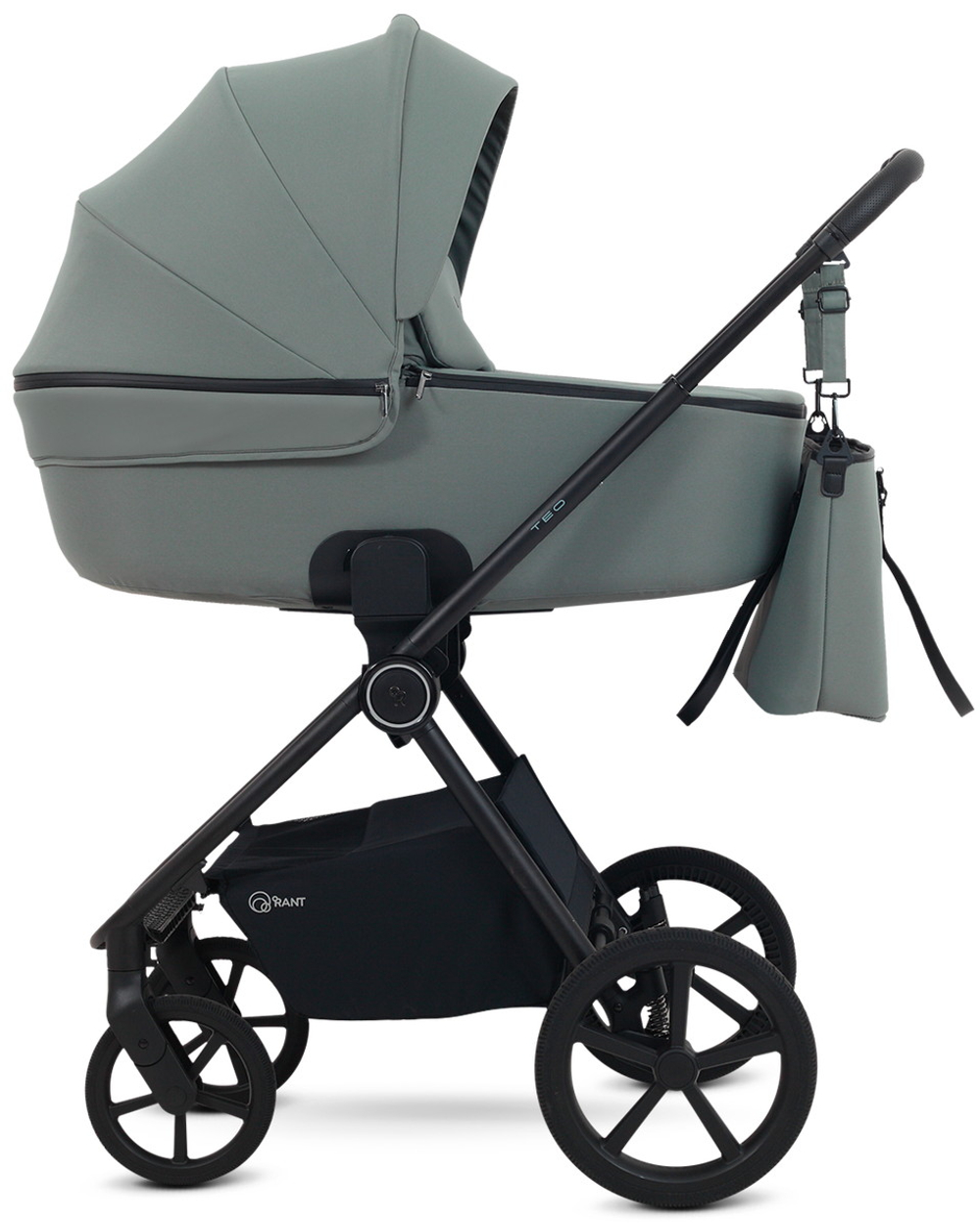 Детская коляска Rant Teo Soft 3 в 1 с автокреслом Aster Zero Beige Olive