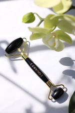 Роллер из черного обсидиана