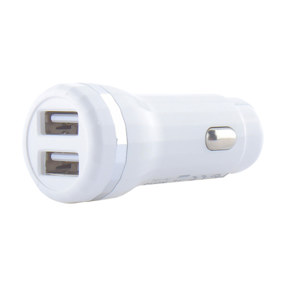 Разделитель автомобильный Hoco Z27 Staunch dual port in-car Charger with cable Type-C (2USB: 5V &amp; 2.4A) Белый