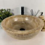 Раковина из оникса Bowl Yellow BO-64723 45*45*17 0200