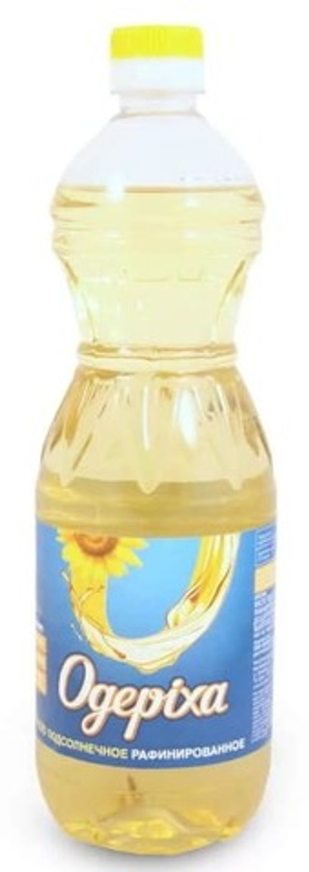 Масло подсолнечное "Одериха" рафинированное 850мл. Бобруйск