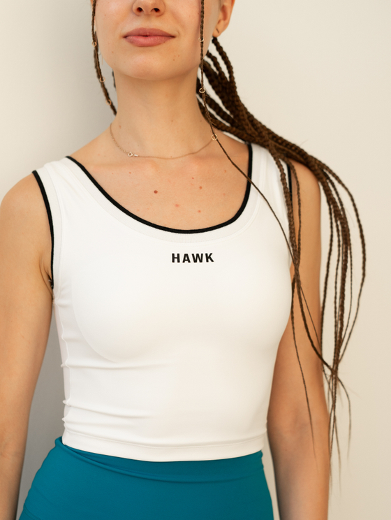 КРОП-ТОП STACK (белый)