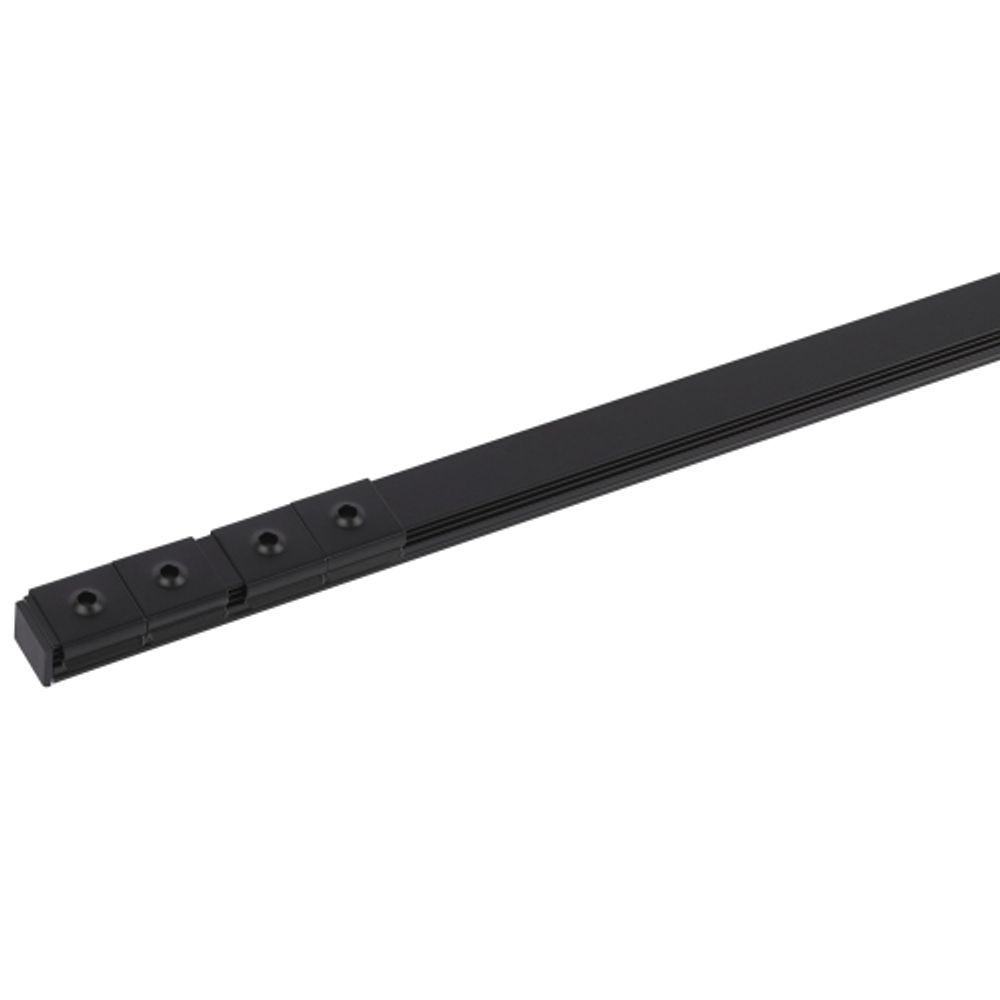 Комплект с накладным анодированным профилем ЭРА 1612B 16х12мм, 2м, черный САВ261 | Профили для светодиодных лент