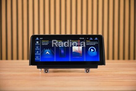 Магнитола для BMW 3-серия F30 2012-2016, 4-серия F36, F32 NBT - Radiola RDL-6213-L монитор 10.25" на Android 13, 8Гб+128Гб, CarPlay, 4G SIM-слот