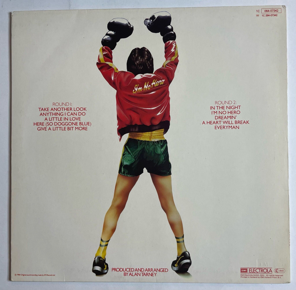 Винтажная виниловая пластинка LP Cliff Richard I am No Hero (Germany 1980)