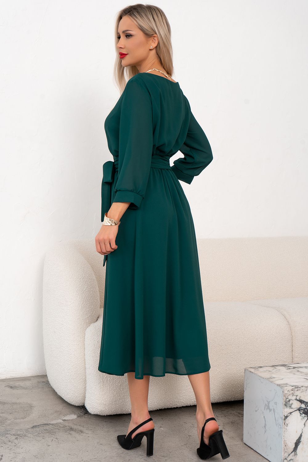 Платье Виржиния (зеленый) Р11-1240/2 Nikol