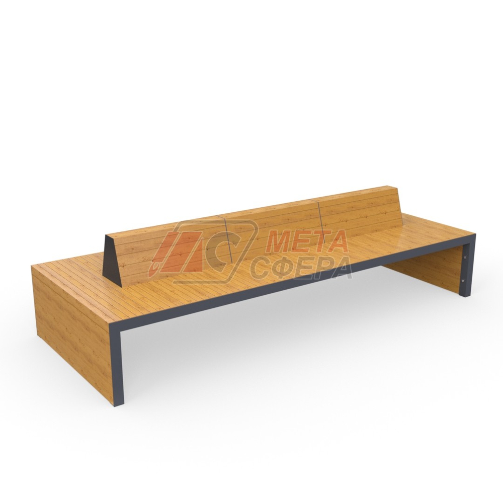 Скамейка Линарес 300х120 двусторонняя