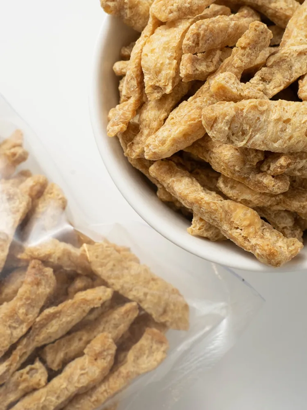 Соевое мясо Бефстроганов