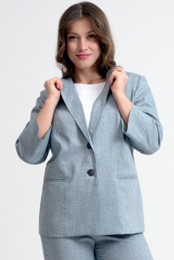 Жакет женский 4034АП, сизый #478Сиз044034АП
