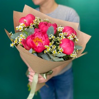 Flower bouquet "Ruby mini"