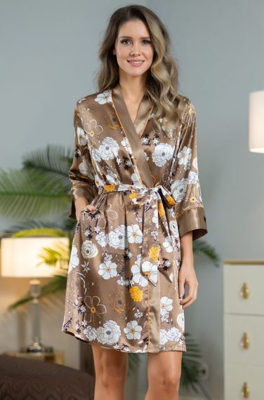 Халат женский  MIA-AMORE NICOLE Николь 7143 карамель