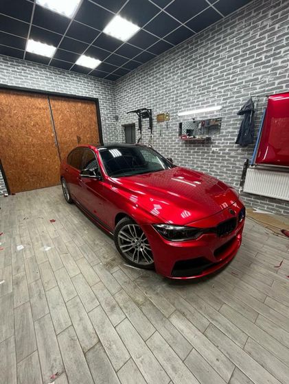 Пленка PET перламутровая красная глянцевая Metallic Red Carbins