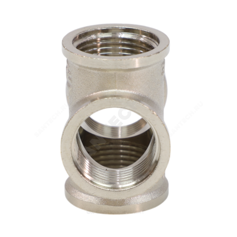 Крест латунь никель Ду 20 (3/4") ВР VALFEX VF.760.N.034