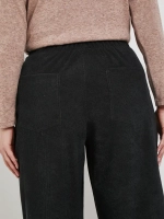 Брюки широкие вельветовые пояс на резинке