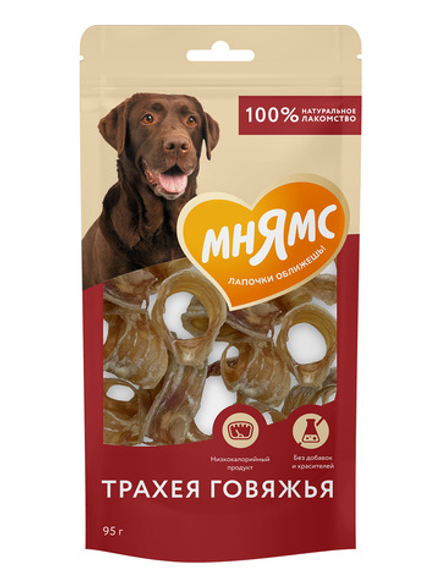 Лакомство Мнямс На каждый день для собак Трахея говяжья 95 г