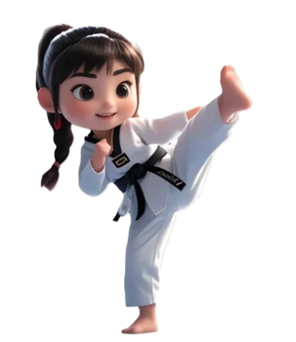 Брелок TKD акриловый Девушка с косой