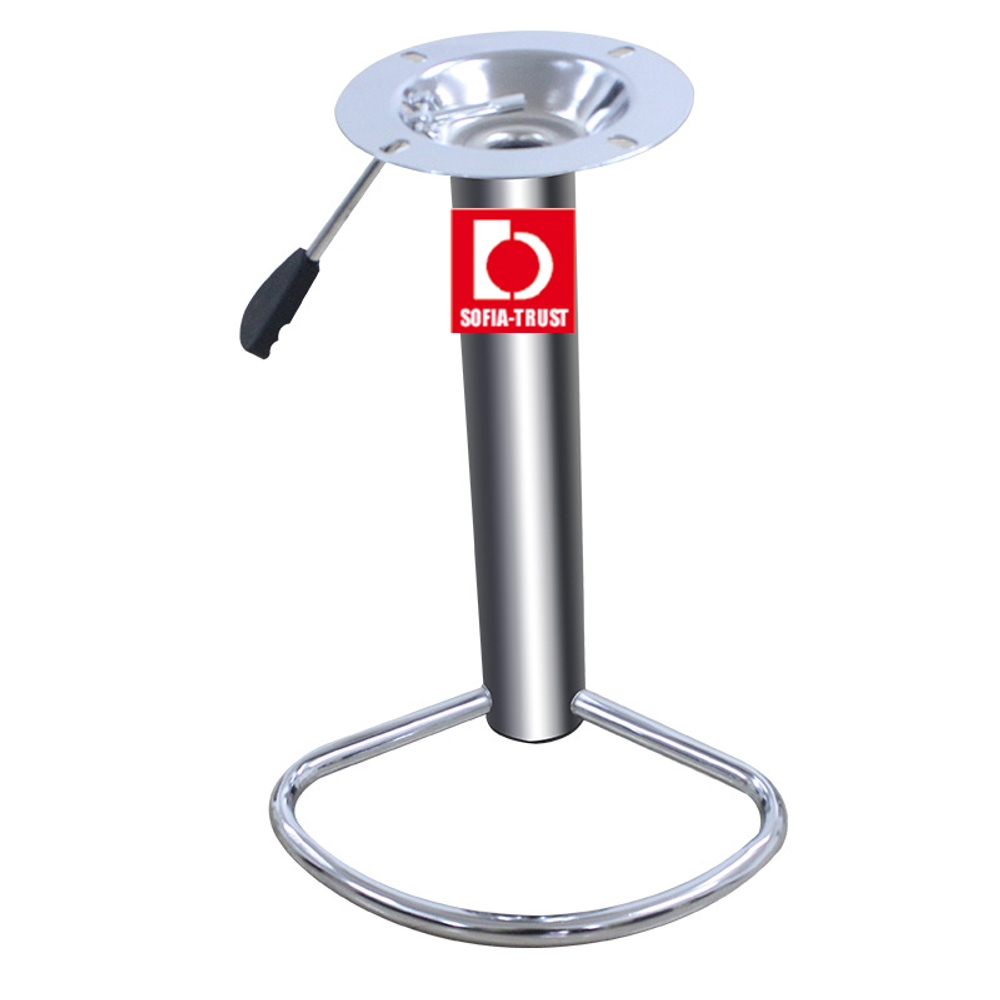 База для барного стула Ø 380 mm, монтажные отверстия/сидение 10х10 см.