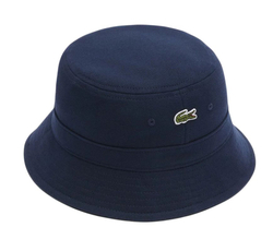 Теннисная кепка Lacoste Organic Cotton Bucket - navy blue