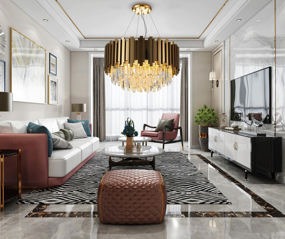 Люстра Barclay L6 gold