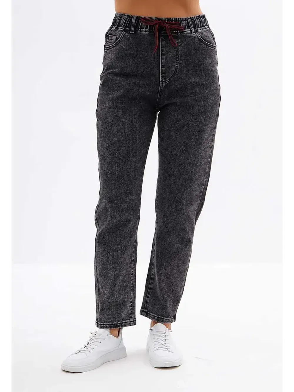 Джинсы на резинке больших размеров