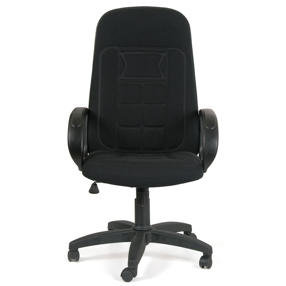 Кресло руководителя Chairman 727 PL, ткань черная, механизм качания