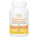 Super Nutrition, SimplyOne®, мультивитамины из цельных продуктов с витаминами A и C, минералами и ферментами, 90 таблеток