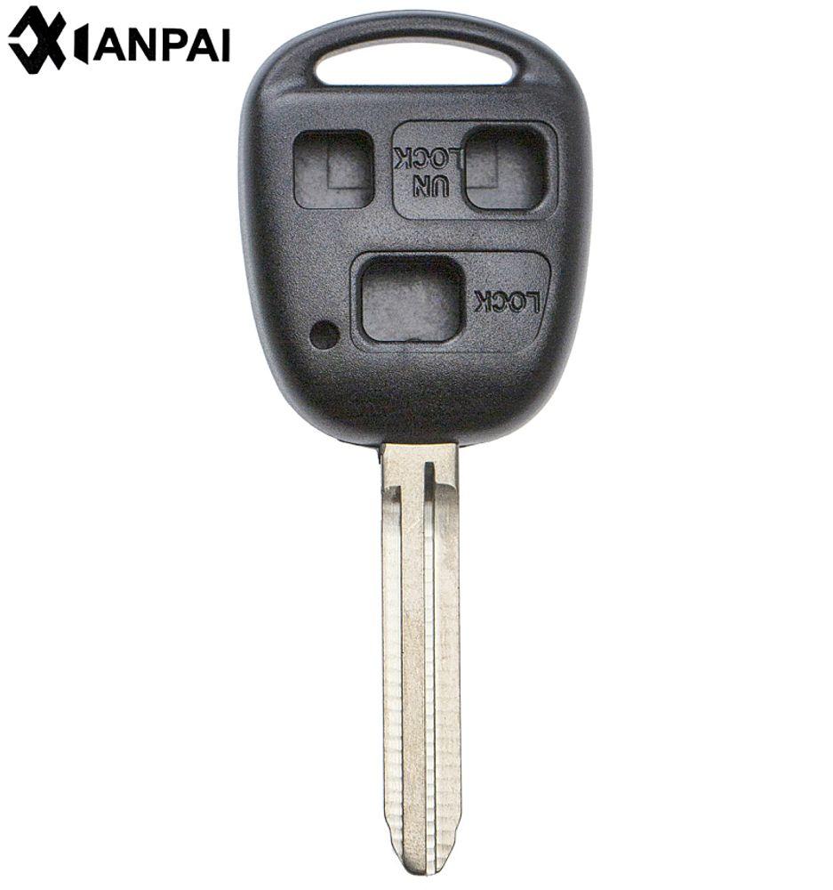 Корпус ключа 12195 TOYOTA: TOYO-15.P TOY43 TY37R, 3 кнопки