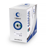 Кабель витая пара U/UTP 5e кат. 4 пары Cabeus UTP-4P-Cat.5e-SOLID-LSLTx-GN