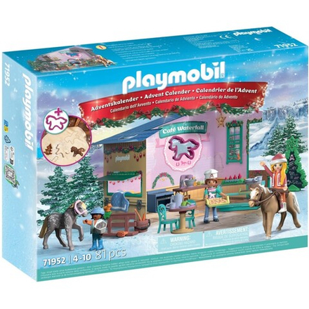 Playmobil - Адвент-календарь Рождественские выпечка в кофейне конюшни 71952