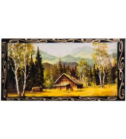 Народные промыслы ШК-11/ 5-O Шкатулка-купюрница в технике декупаж (8х17х4)