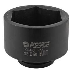 Головка ударная глубокая 1'', 120мм (6гр.) Forsage F-485120120