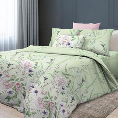 Ткань Бязь Премиум — «Колибри»