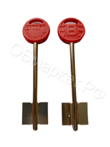 Заготовка дверняк БОРДЕР 17 в пластике, красный