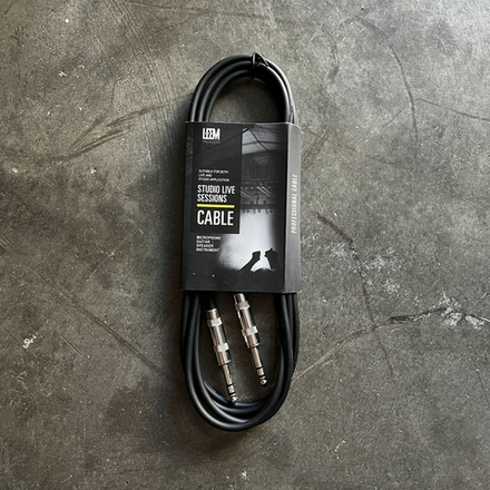 ASS-110 Кабель инструментальный 6,35мм стерео 3.05м Leem