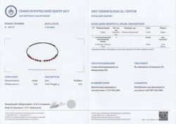Чокер из цельного янтаря с жемчугом. Натуральный янтарь и жемчуг