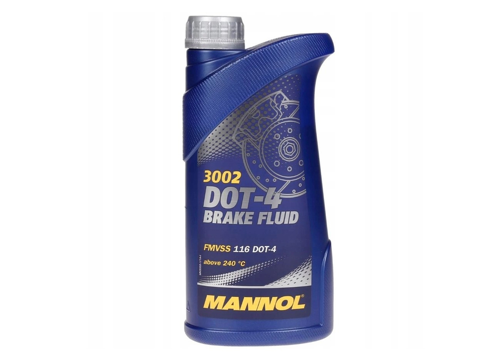 Жидкость тормозная DOT 4 Mannol 910г