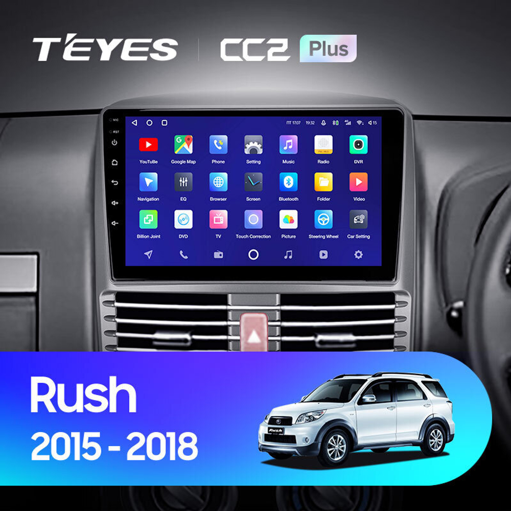 Teyes CC2 Plus 9" для Toyota Rush 2015-2018 (прав)