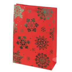 GAEM Пакет подарочный L (бумага 210г/м2, блок 12шт), L31 W12 H44 см, 4в.