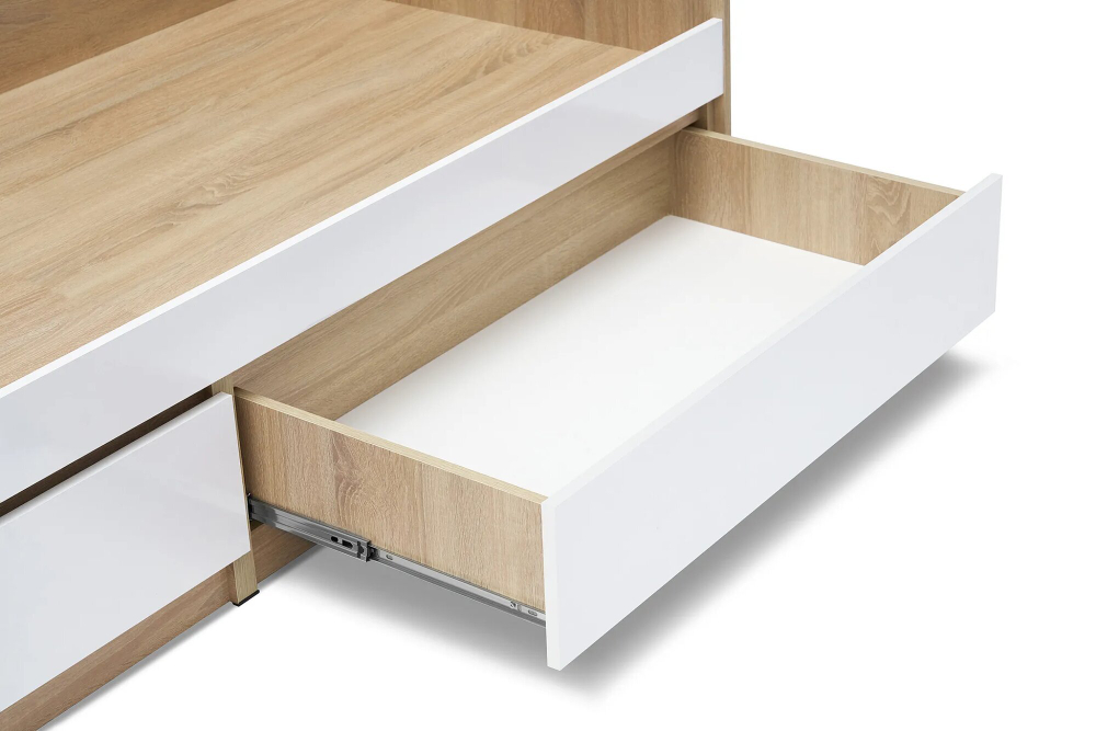 Кровать односпальная с ящиками, спальное место 80х200, ЛДСП