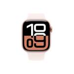 Apple Watch Series 10, 42 мм, алюминий цвета «Розовое золото», спортивный ремешок