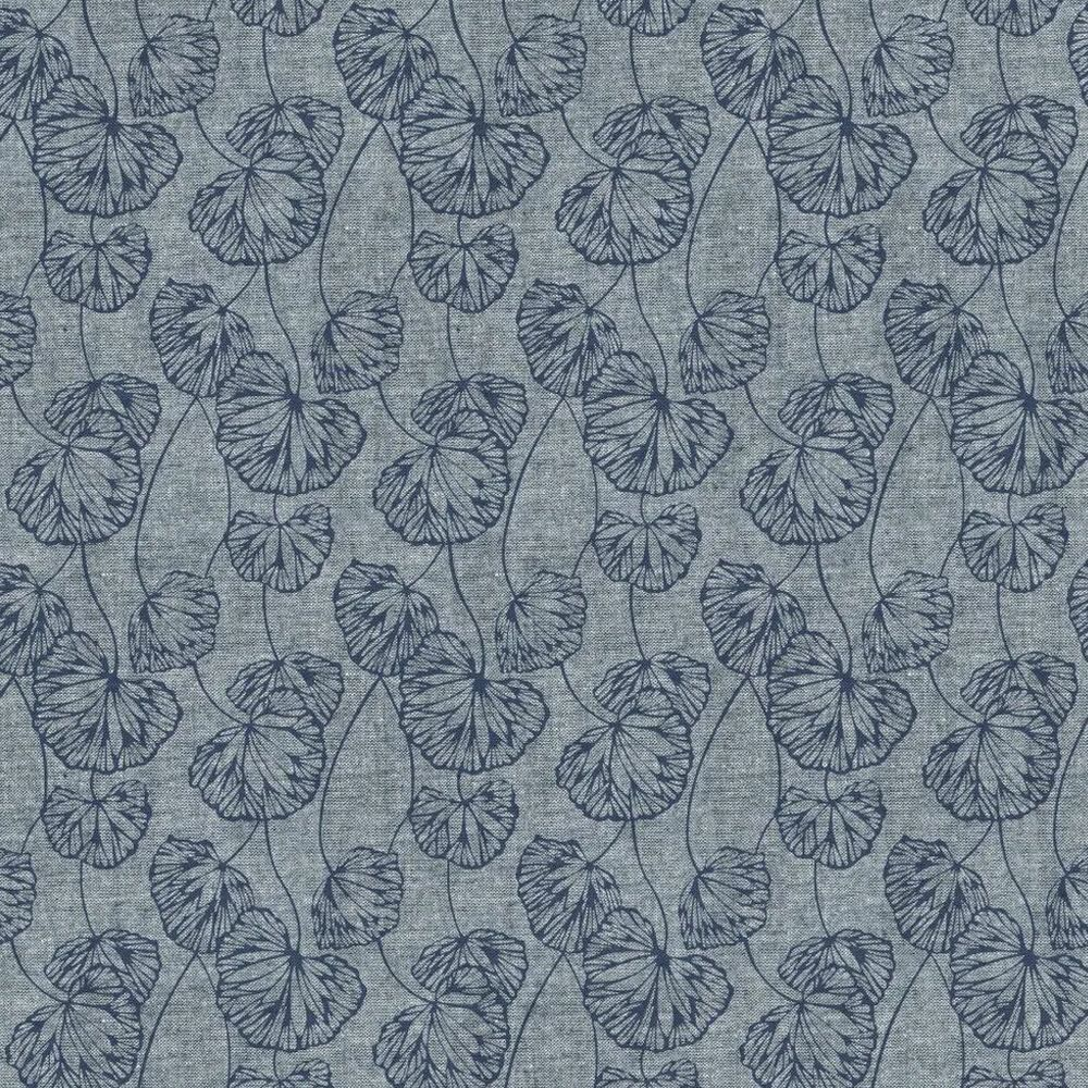 Ткань постельно-плательная Prival Пестроткань-30292 (маркиз), 142г/м2, серебристо-синий,  1.5х2м