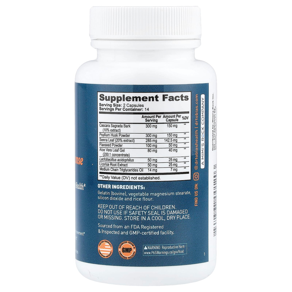 Dr. Tobias, Colon 14 Day Cleanse, 28 капсул